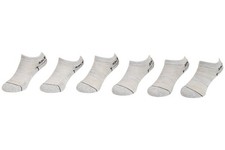 Skechers Toddler Boy's 6-Pairs Light Pastel Gray Low Cut Socks 5-6.5 fits 4-8.5