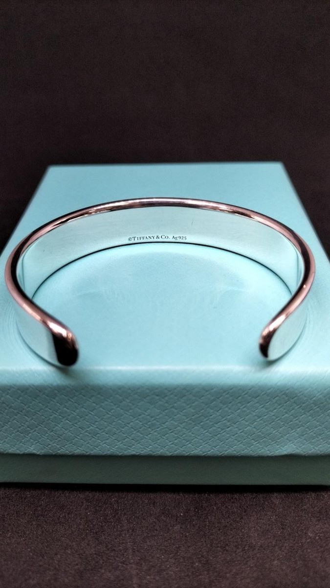 TIFFANY&CO. Ag925 Return to Narrow Cuff Bangle from Japan | eBay