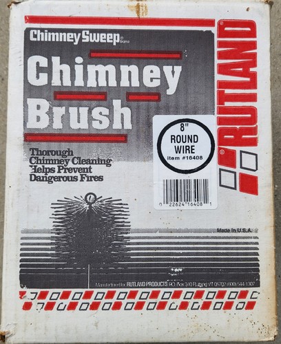 8 inch Used Rutland Chimney Brush , in good condition.