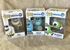 Funko Pop Monsters Inc Set Of 3 Sulley, Mike Wazowski, Yeti Disney Pixar