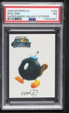 2009 Enterplay Super Mario Galaxy Album Stickers Boboom #106 PSA 7 i1f