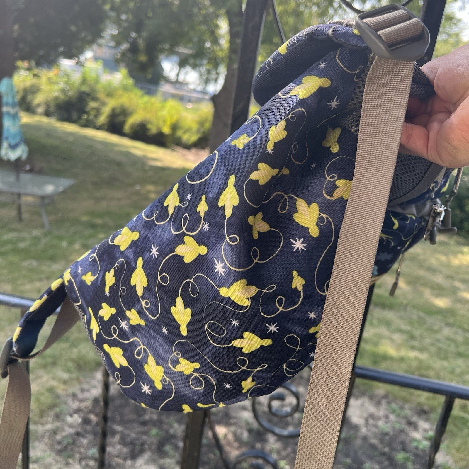 L.L. Bean Adventure Backpack Fireflies Mason Jar Lightening Bug Glow In Dark