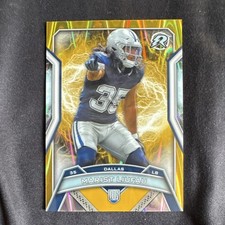 Topps 2024 Resurgence Marist Liufau Cowboys Gold Power Surge #123 /50 Rookie