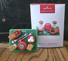 NEW Hallmark SEASON'S TREATINGS 16th 2024 Keepsake Ornament NIB Tray