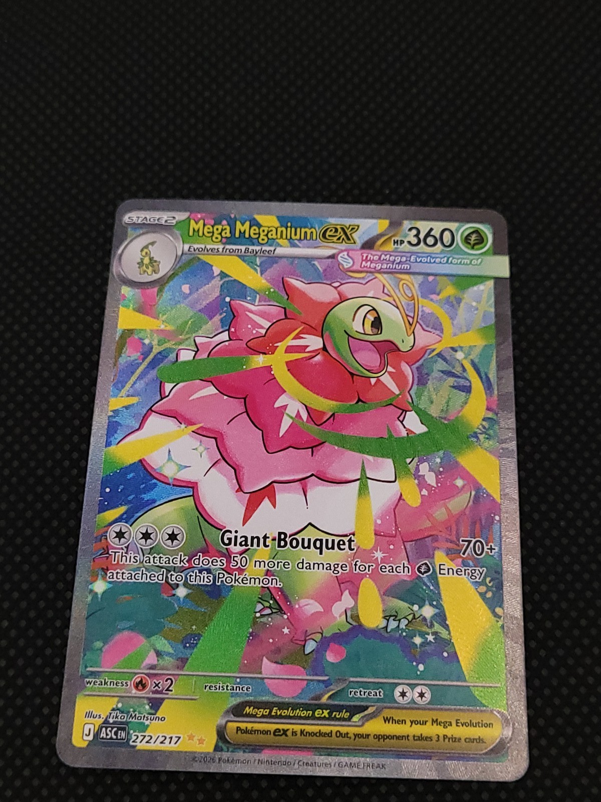 Mega Meganium ex 272/217 Holo Ascended Heroes