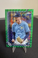 2025 Topps Chrome - Peter Fairbanks #84 Green Geometric Refractor /99