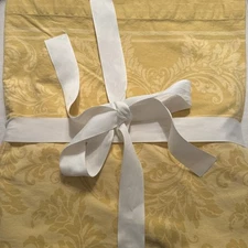 Karen Lee Ballard Designs Large Cotton Tablecloth French Country Yellow 64” X68”