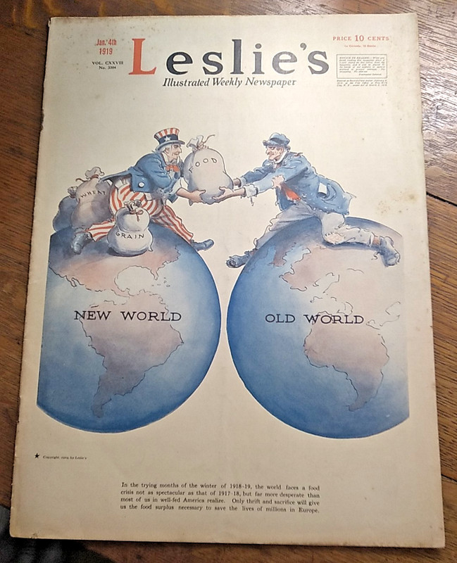 Leslie's Illustrated Weekly Newspaper  - January 4, 1919
