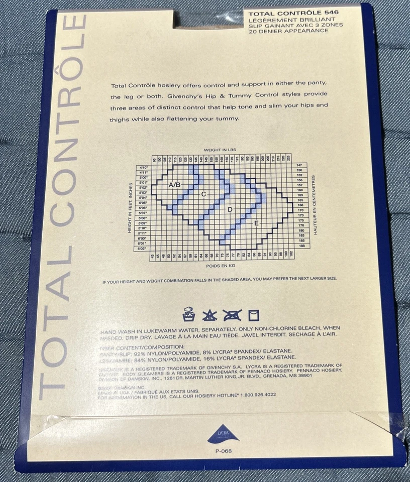 Pantimedias Givenchy 546 SOPORTE DORADO PÁLIDO LYCRA Sandalia 3 Zonas Control Cadera Abdomen Foto 2 de 2