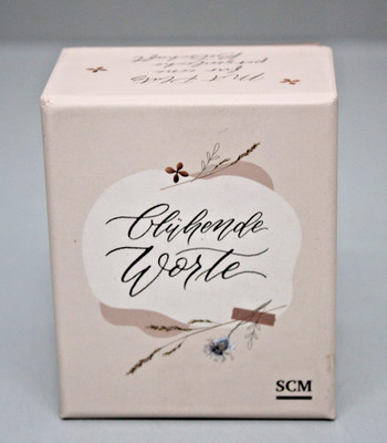 SCM Blühende Worte - 40 Wunschkärtchen Maße (L/B/H) 6,5/6,5/0,2 cm NEU