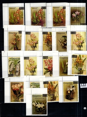 // GUYANA - MNH - FLOWERS - ORCHIDS - NEW CURRENCY