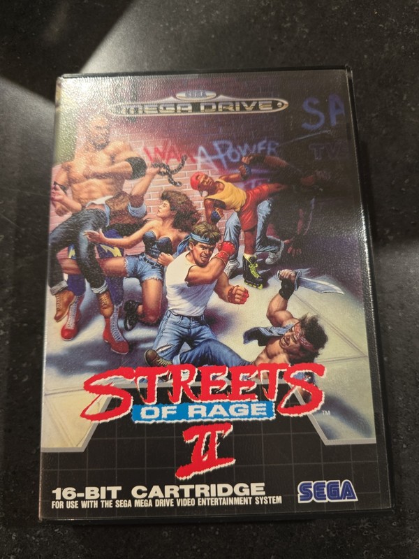 Streets of Rage 2 (Sega Mega Drive, 1992) CIB Complete With Manual Great Label