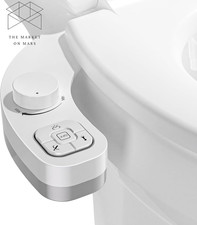 Bidet Attachment for Toilet, Dual Nozzle Frontal and Rear Wash Non-Electric