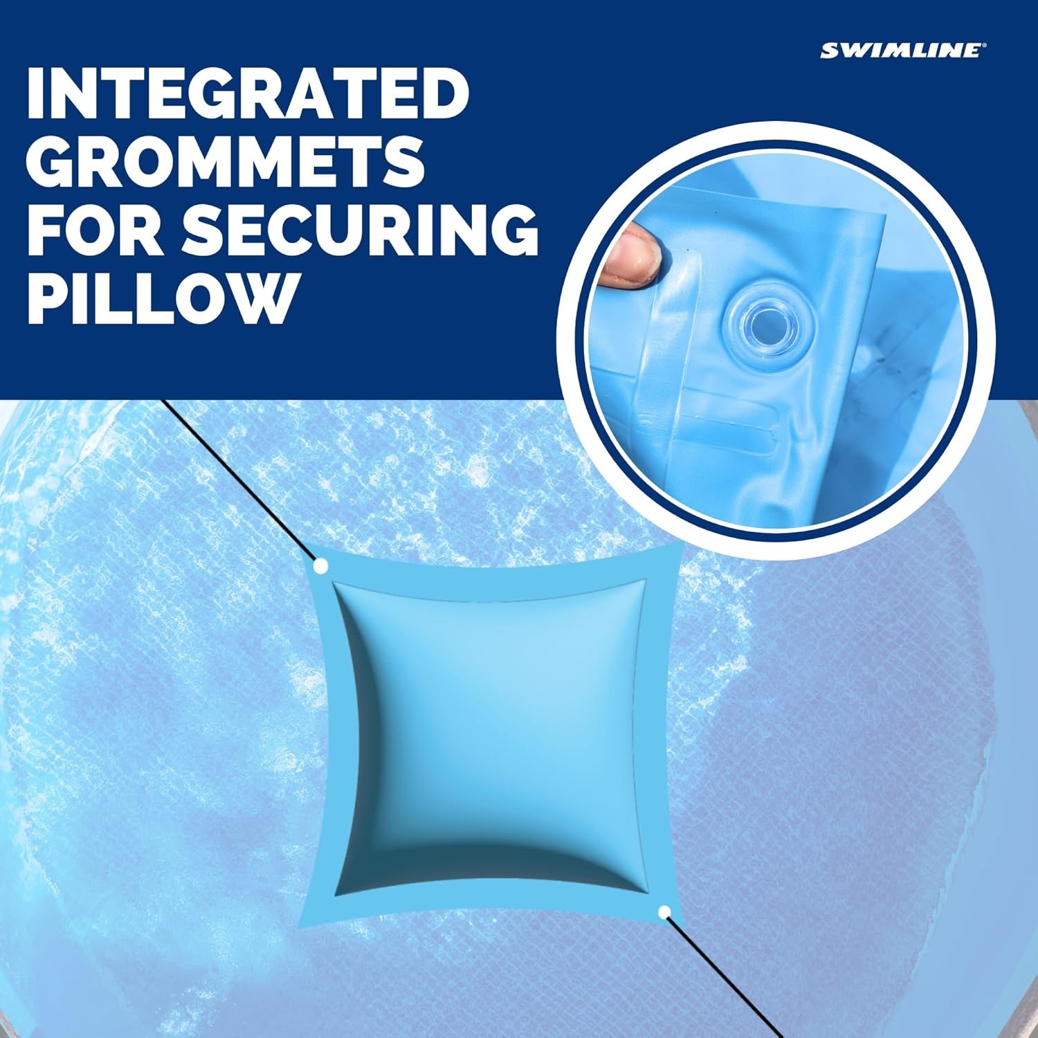 SWIMLINE HYDROTOOLS Air Pillow For 4' X (Light Blue), Multi 
