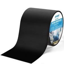 Butyl Sealant Tape, 6 Inch x 50 Foot Black, RV Waterproof Roofing Tape