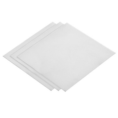 3Pcs GR2 Titanium Plate Sheet, 100x100x1mm Titanium Alloy Metal Sheet