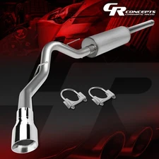 Catback Exhaust + 3"- 4.5"OD 8.25'' L Muffler Tip for 10-14 Ford F-150 6.2L V8