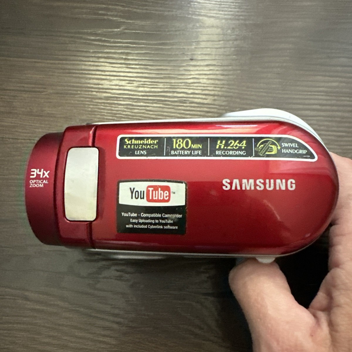 SAMUSARA　314 −2 中古美品 Samsung Camcorder Schneider Kreuznach 34x Zoom untested | eBay
