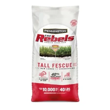 Pennington Rebels Tall Fescue Seed 40 lb Covers 10000 sq ft Drought Tolerant