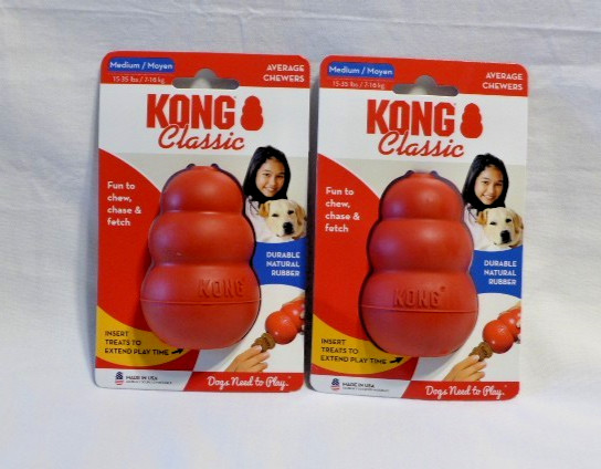 Kong Classic Dog Average Chewers Red Medium 15-35 lbs.  NEW 
