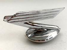 1930s Chevrolet Norlipp 80 Art Deco Design Hood Ornament Radiator Cap Mascot Nos
