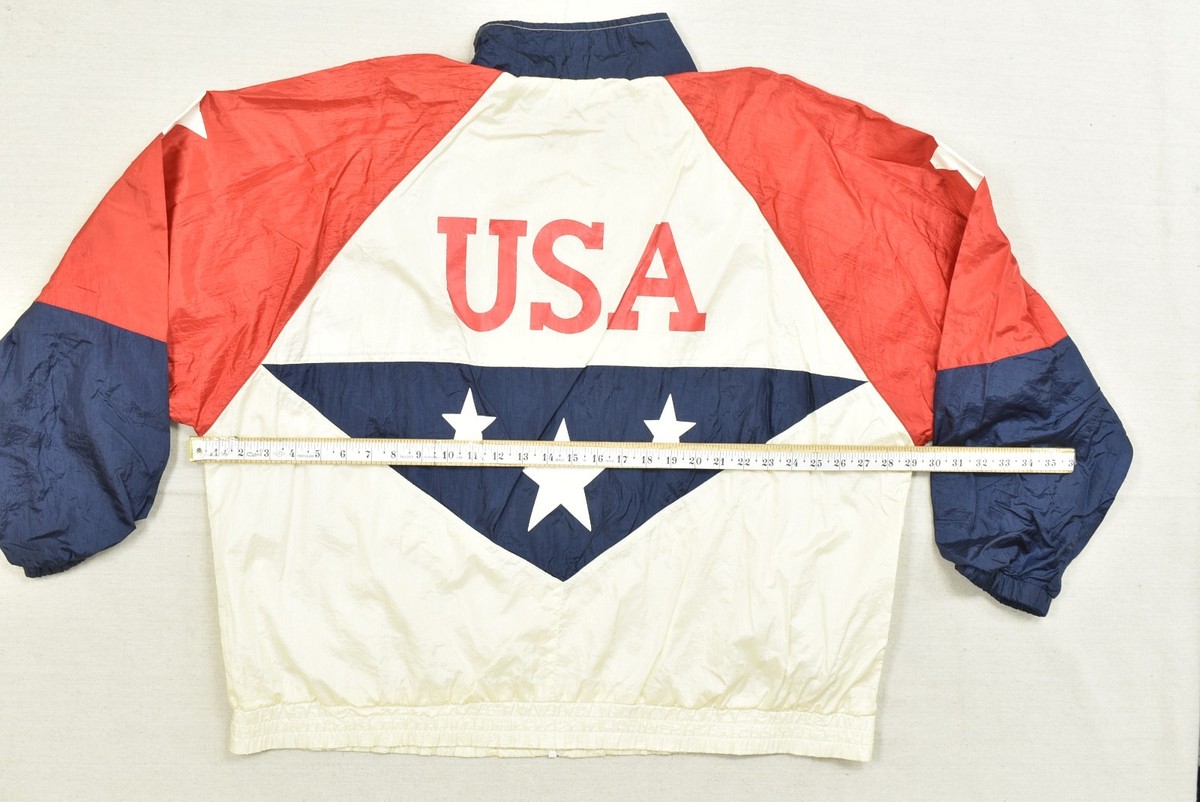 Mサイズ専用ページ Vintage USA Olympic Committee Windbreaker Jacket Mens Large White