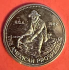 Vintage 1982 Engelhard American Prospector - 1 oz .999 Fine Silver Round