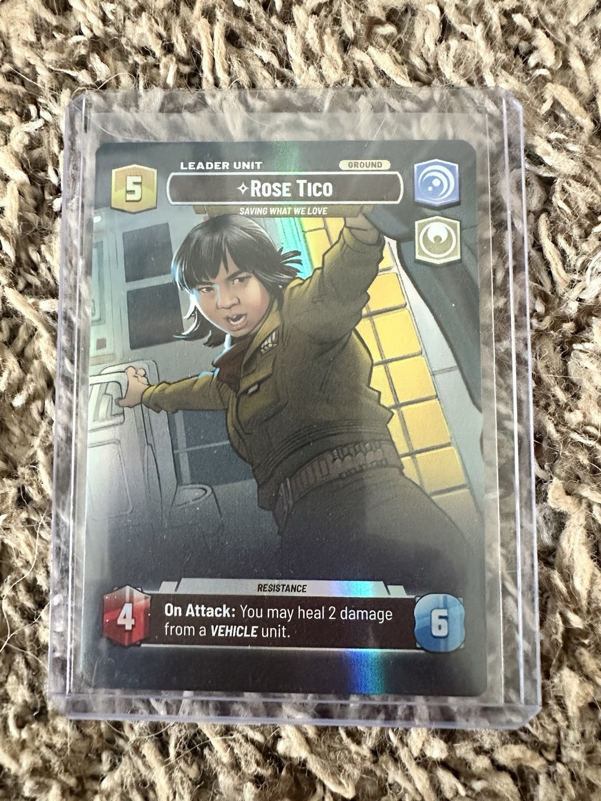 Star Wars Unlimited SHOWCASE Rose Tico - Saving What We Love