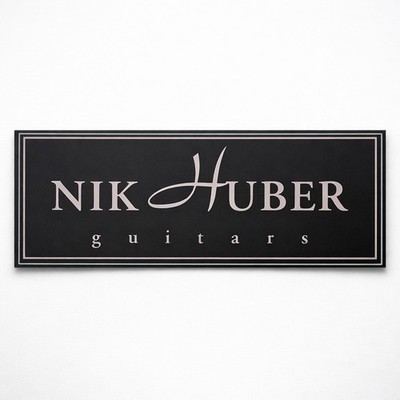 NIK HUBER GUITARS OFFICIAL LOGO STICKER INSANELY RARE GUITAR CASE CANDY