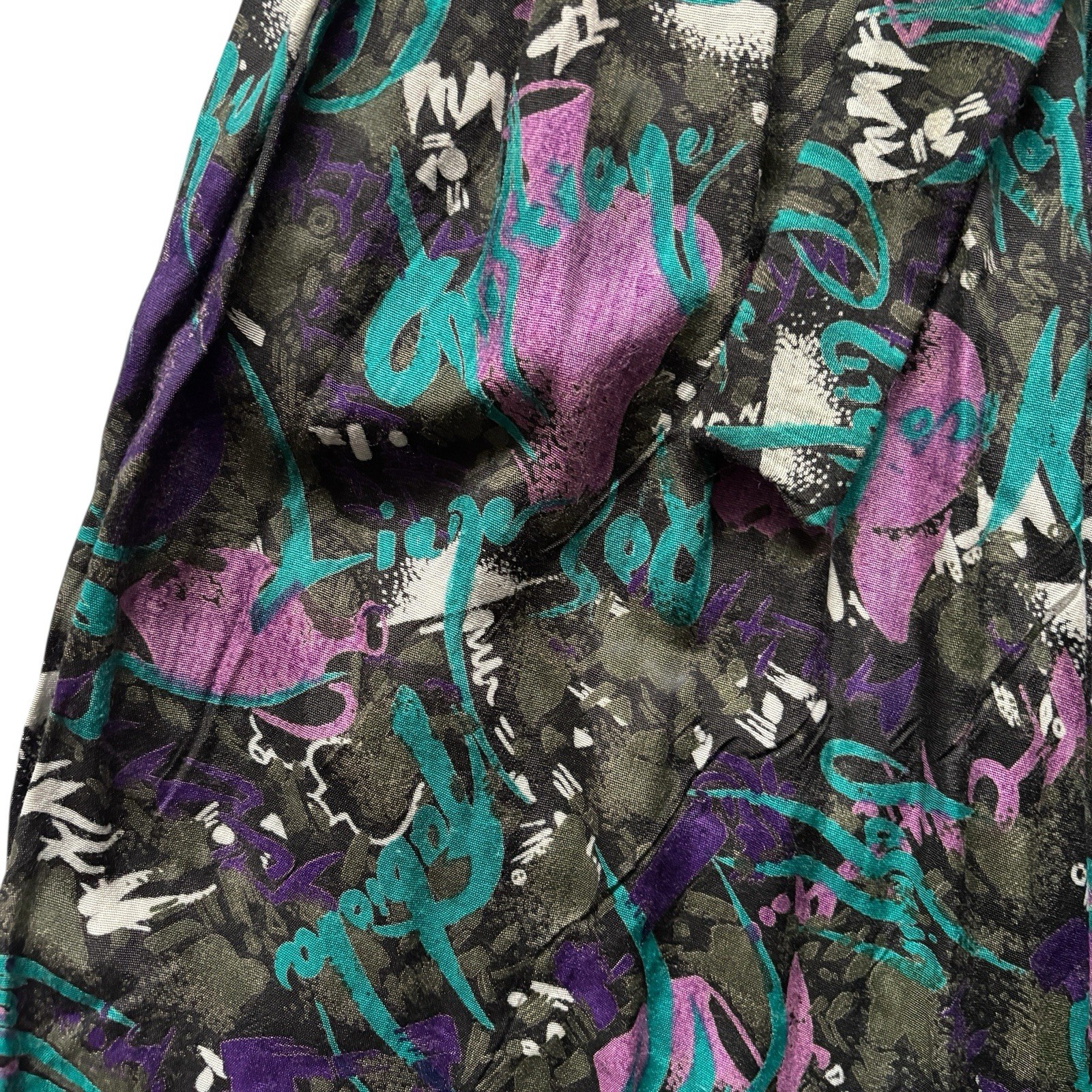 Vintage 80s Midi Dress Patterned Zip Detailed Retro Boho Indie Prairie 12 image 4