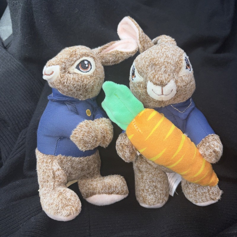 Peter Rabbit Plush 12” Stuffed Bunny w Carrot Jacket Dan Dee New w Tag