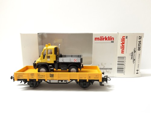 GWA799 Märklin 75412 Güterwagen / Niederbordwagen  in OVP | Zustand: Gebraucht