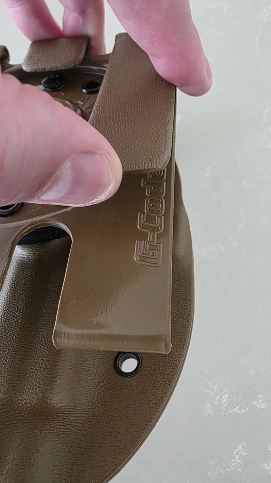 G-Code RH Kydex Holster + Claw mount - SIG P226 - Cotote Brown (Uk-based, VGC) - Image 4 of 4