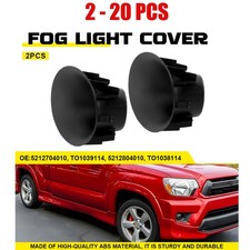 Fit 2005-2011 Toyota Tacoma Pre Runner Front Grille Fog Light Cover Black 2-20x
