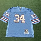 Earl Campbell Signed Oilers Mitchell And Ness Jersey Inscrib "HOF 91" Fanatics — photo 3