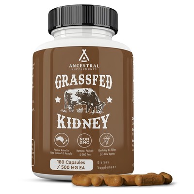 Grass Fed Beef Kidney Supplement, 3000mg, DAO Enzyme Supplement, Kidney Support