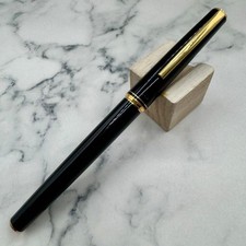 Pilot Fountain Pen: H1183 Fine Print Black Golden Made In Japan Pre-Owned K