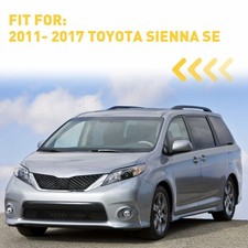 Fog Light Bezel Lamp Chrome Trim For Cover Rings 2011-2017 Toyota Sienna Se