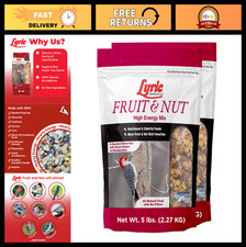 High Energy Wild Bird Seed Mix - Attracts Woodpeckers, Chickadees  Songbirds -