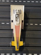 Aurora AFX Furious Fueler Dragster Original White Orange Yellow Blue