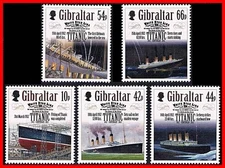 Gibraltar '12 TITANIC SC#1314-18 MNH FV£2.06/CV$7.00 SHIPS ( know about offers?)