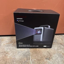 NIB NEBULA Cosmos Laser 4K Projector Android TV Auto Focus, 2200 ANSI Lumens