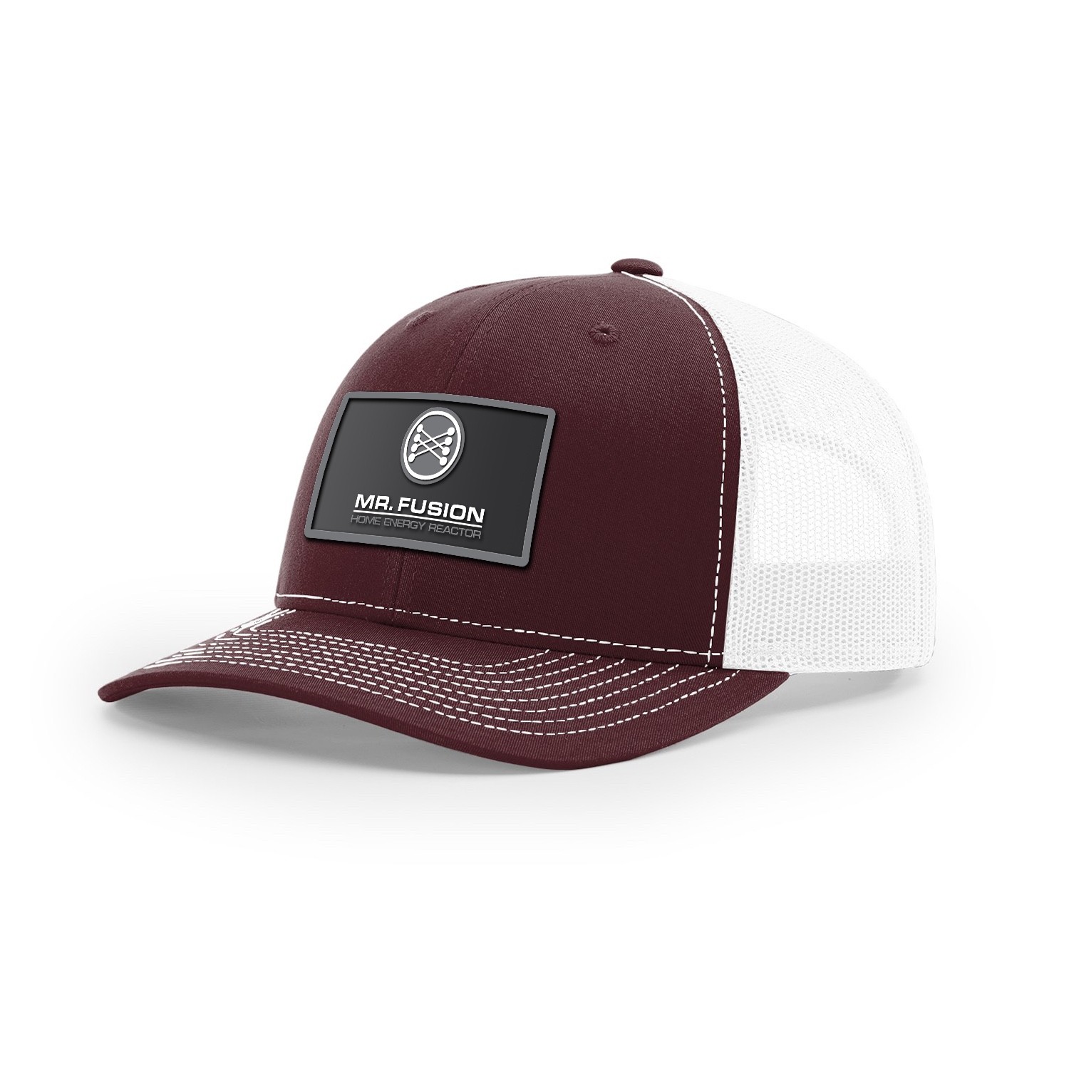 Maroon/White