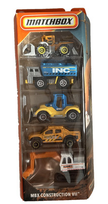 Matchbox, MBX Construction VII, 5er Pack, neu&ovp