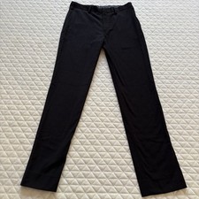 Lauren Ralph Lauren Women  s Black Pants Size 18R/29  W Career Plaid Straight Leg