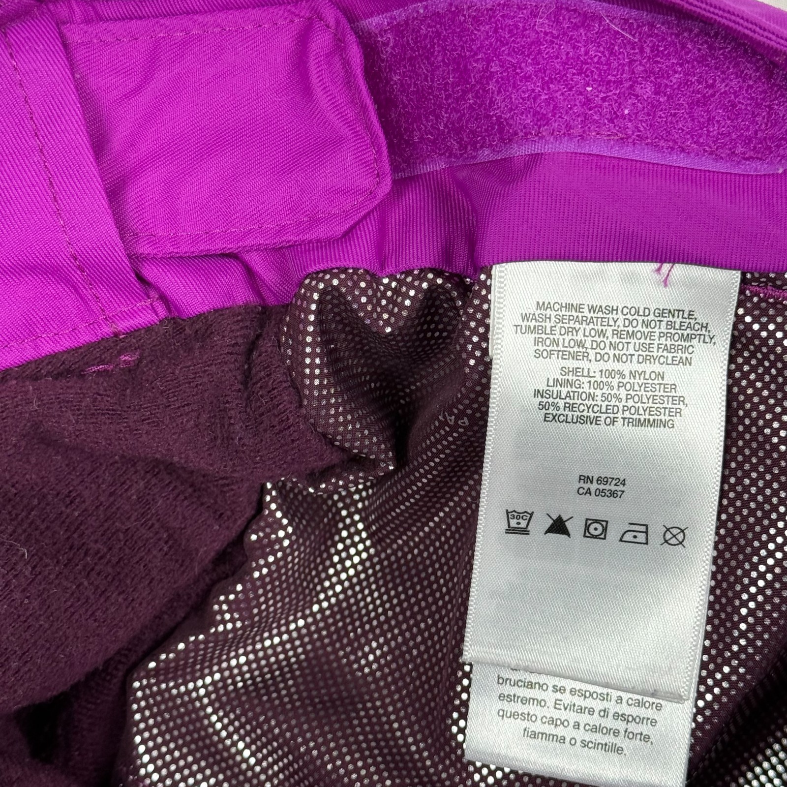 Columbia Waterproof Insulated Ski Pants Small Purple Omni Heat Tech Snowcore thumbnail 8