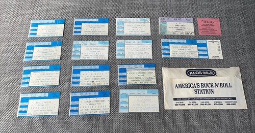 Vintage Lot Of SoCaL Rock / Metal Concert Ticket Stubs Ozzy, Ac/Dc ...
