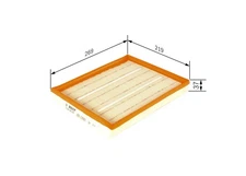 For BOSCH F 026 400 356 AIR FILTER