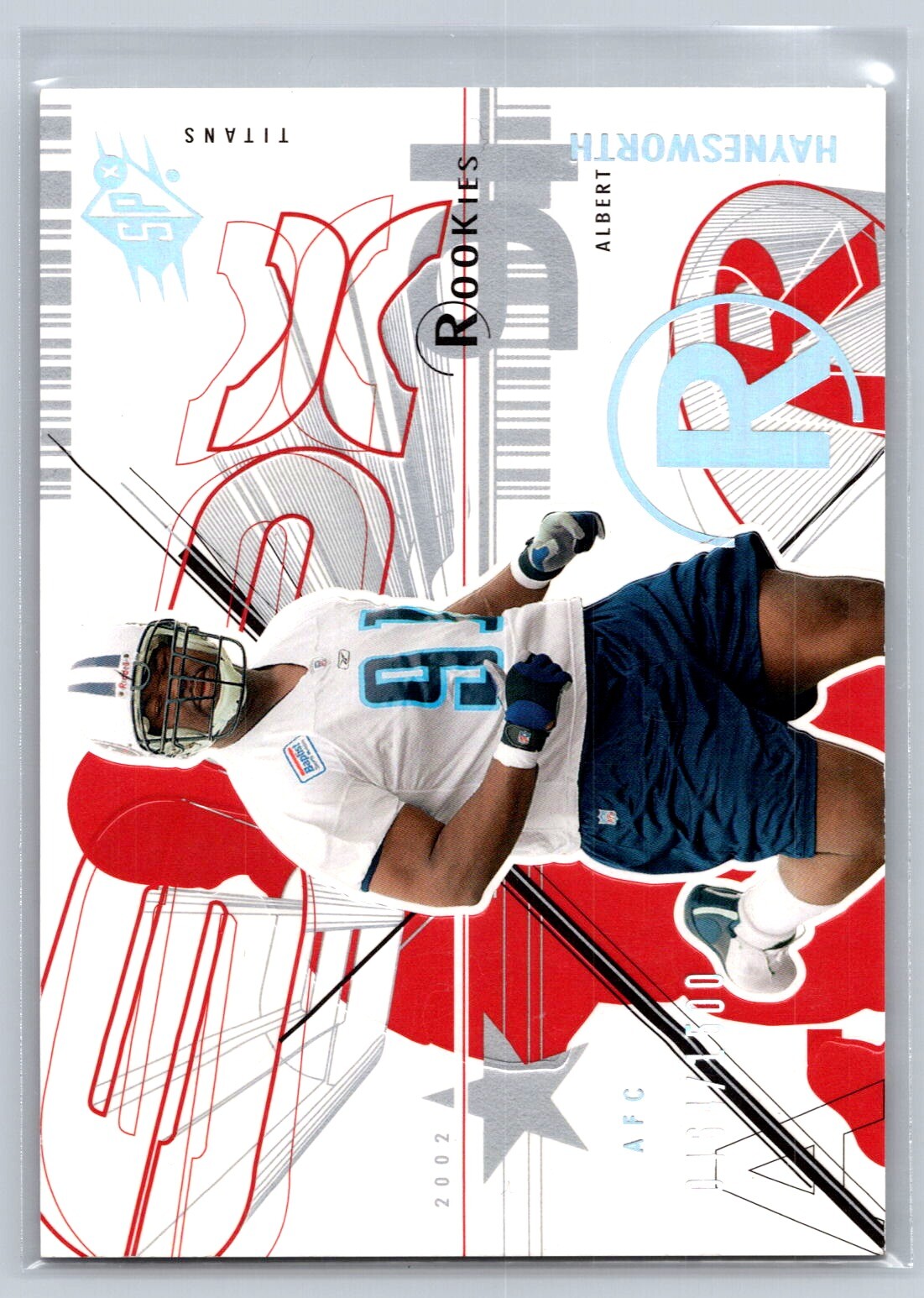 2002 SPx #118 Albert Haynesworth #/1500 Rookie Card Titans