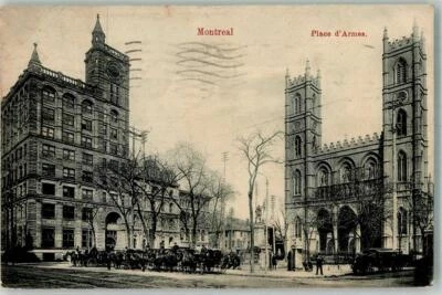 39830598 - Montreal Place d´Armes 1911 - Bild 1 von 2
